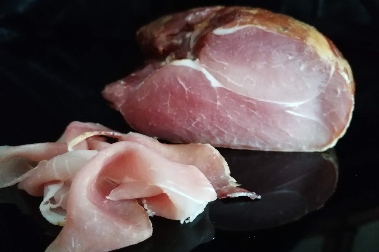 Kreimel Geselchtes, gekocht